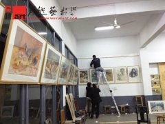 吴越教师团队布置艺教楼