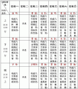 吴越画社2007-2008考前班课程及教师安排表