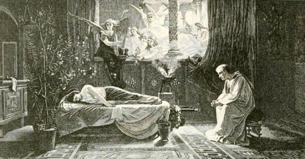 《圣塞西莉亚的死亡之床》（The Death-Bed of St. Cecilia）。