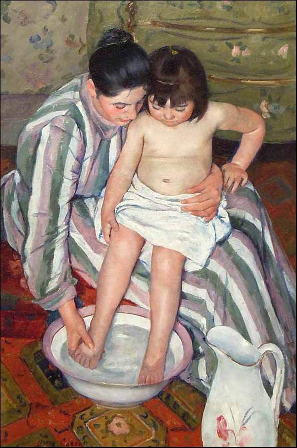 Mary Cassatt     《The Bath》