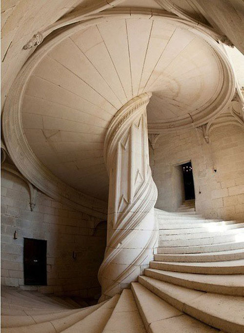 Chateau de la Rochefoucauld Stairway II by Chris Tarling