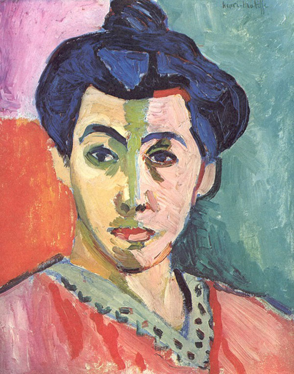 ▼ The Green Line (Portrait of Madame Matisse) 1905