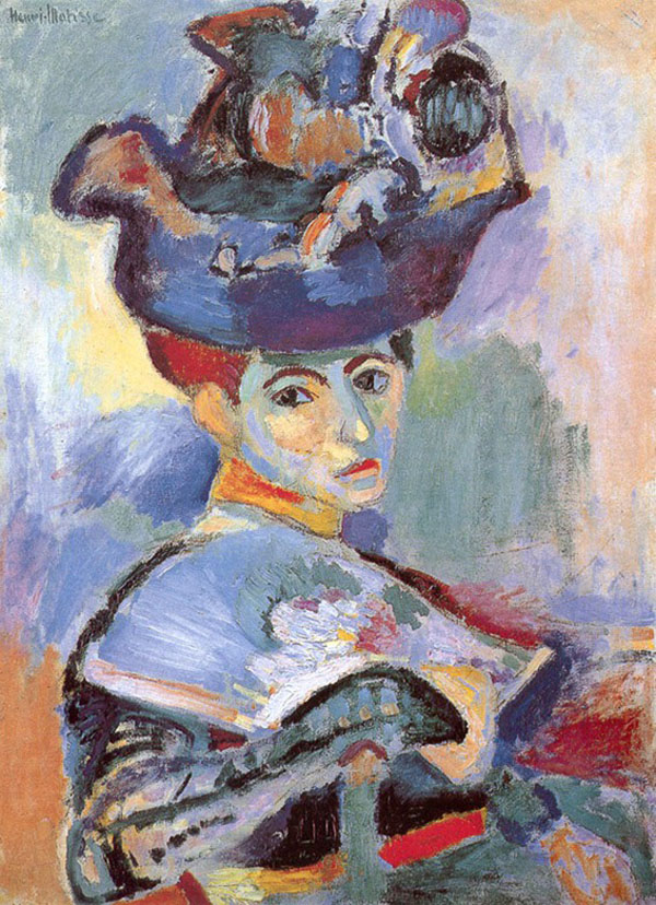 ▼ Woman with a Hat (Madame Matisse) 1905