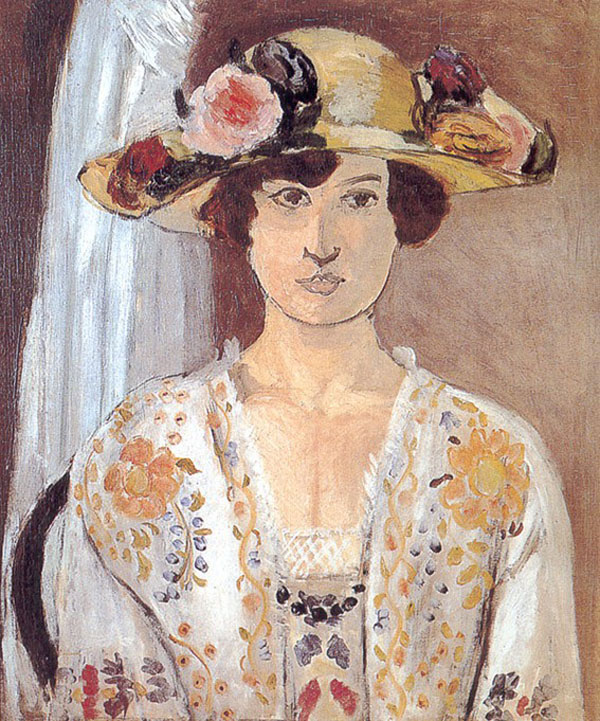 ▼ Woman with a Flowered Hat 1919