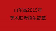 【联考招生简章】山东省2015年普通高等学校招生美术类专业统一考试说明