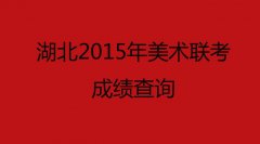 湖北2015年美术联考成绩查询